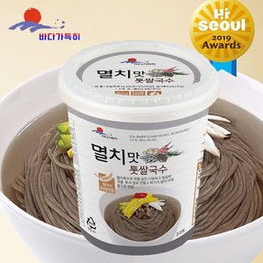 바다가득히 [멸치맛톳쌀국수12개 ] 튀기지않은 건면국수 해조쌀국수컵라면, 12개