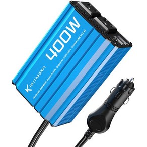 파워 인버터 400W 12V DC 110V AC 컨버터 차량용 2개 USB 포트 자동차 충전기 어댑터 시가 플러그 콘센트 1186838