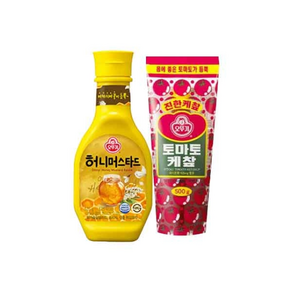 오뚜기 케찹 500g + 허니머스타드소스 535g, 2개