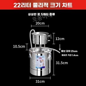 가정용 증류기 증류수 제조기 소형 기계 와인 양조기 가정용증류기 증류수기 정제수 장비