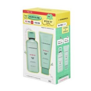 브링그린 티트리 시카 수딩 토너 250ml+크림 100ml 2종 세트, 1개