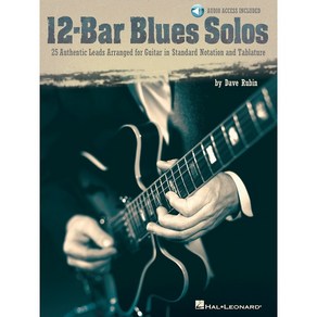 12-Ba Blues Solos 12마디 블루스 기타 솔로 연습곡집 타브악보 (온라인 음원 포함) Hal Leonad 할 레오나드