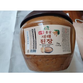 ichbang 홍삼 순창 재래식 된장 2kg 집된장 시골 저염된장, 1개