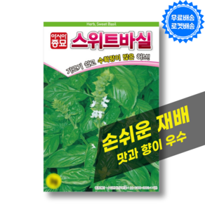 스위트 바질씨앗 3g Sweet Basil 허브씨앗 바질키우기 바질씨앗