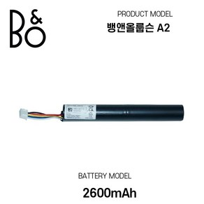 뱅앤올룹슨 A2 베오플레이 A2 호환 배터리 블루투스 오디오 배터리, 2600mAh