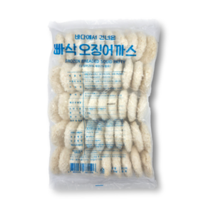 빠삭 오징어까스/업소용 대용량 오징어까스 2.5kg(50gx50개), 50개, 2.5kg