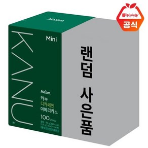 카누 디카페인 커피 미니 100T + 20T, 90g, 100개입, 1개