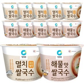 청정원 쌀국수 92gx12개(멸치6+해물6), 1.1kg, 1개