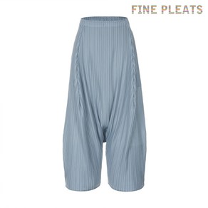 [FINE PLEATS] 피네 플리츠 배기팬츠 쓰리 스카이 블루