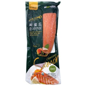 힘찬푸드 프리미엄 훈제 연어 필렛, 1개, 1500g~1599g