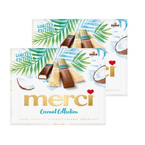 메르시 코코넛 초콜릿 컬렉션 meci Coconut Collection, 250g, 2개