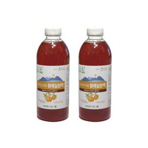 4년 숙성 해밀농원 황매실청 매실원액 1000ml 2병세트, 4년 숙성 해밀농원 황매실청 매실원액 1000ml 2병, 2개, 1L