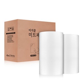 미트페이퍼 화이트 엠보싱 2롤 64g, 200매, 2개