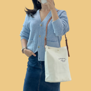 아리즈앤 수납력좋은 연예인 에코백 3way bag