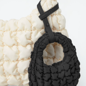 코스 COS QUILTED NANO CROSSBODY Black 1244108001