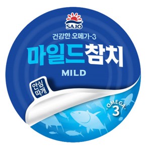 사조 고추참치 85g x20개 마일드 살코기 안심따개 캔참치 통조림, 20개