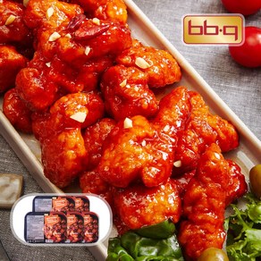 BBQ 바로 치킨 강정 매운맛 200g x 5팩, 5개