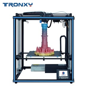 Tonxy X5SA 24V 새로운 업그레이드 된 3D 프린터 DIY 키트 금속 빌드 플레이트 3.5 인치 LCD 터치 스크린 고정밀 자동 레벨링, 프랑스, 1개