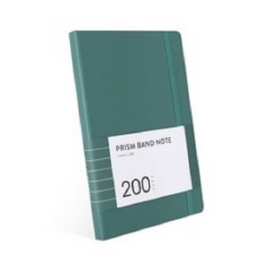 인디고 프리즘 200 밴드노트 라인, 00BLUE GREEN 블루그린, 1개