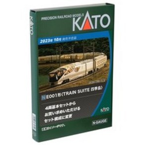 KATO N게이지 E001형 TRAIN SUITE 사계도 4량 기본 세트 10-1889 철도 모형 전철, 1개