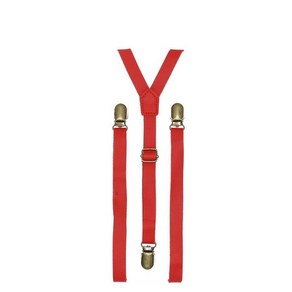단단한 버팀대 폭 1.5cm 남성/여성 Pu 합성 가죽 멜빵 Y 뒤 3 클립