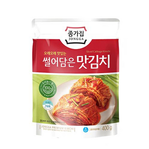 (무료배송) 종가집 썰어담은 맛김치 400g, 10개