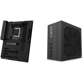 NZXT N7 B650E AMD B650 칩셋 Ryzen 8000 7000 시리즈 CPU 지원소켓 AM5 ATX 게이밍 마더보드 통합 후면 I/O 실드 DDR5 WiFi 6E, Intel Z790 Chipset+ C850 PSU (, 1개