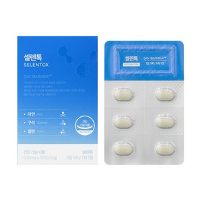 데이배리어 셀렌톡 500mg 30정, 1개