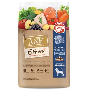 ANF 전연령 독 식스프리 블루 연어 건식사료 생선 6kg 1개, 2개, 5.6kg