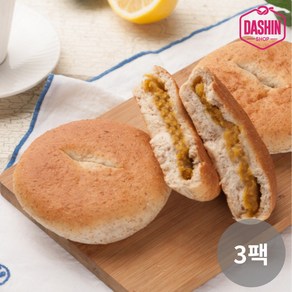 [주문 후 제빵] 통밀당 천연발효 통밀호박빵 500g / 아르토스베이커리 비건빵, 3개