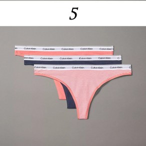 [캘빈클라인 언더웨어] CK 여자 노라인 심리스 코튼 티팬티 편한 데일리 속옷 3PACK