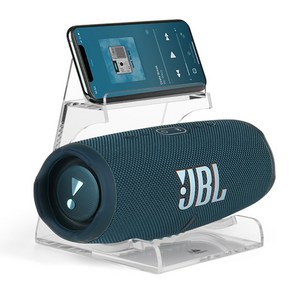 GRAYCO JBL 차지 5 전용 크리스탈 오브제 거치대, JBL CHARGE5, 투명