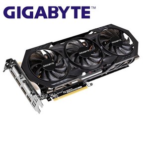 채굴그래픽카드GIGABYTE NVIDIA 지포스 GTX970 용 그래픽 카드 GDDR5 256 비트 GPU 비디오 4GB 맵 VGA HD, 한개옵션0