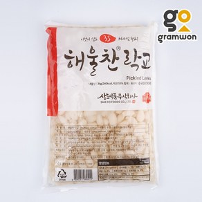 파우치 락교 3kg 해울찬 일식 락교 대용량 업소용 반찬