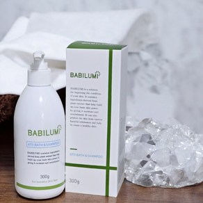 [순한아기케어]+베비루미 아토 바스앤샴푸 300g BABILUMI 순한 신생아 올인원 바디워시 약산성 각질케어 수분충전 진정효과, 1개