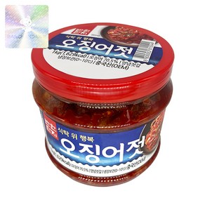 반찬단지 오징어젓(PET), 1kg, 1개