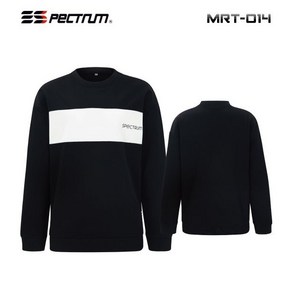 스펙트럼 아울렛 맨투맨 2022FW MRT-014(Black) 남여공용 기모 맨투맨 오남스포츠