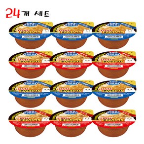 이나바 마구로쥬레 유산균 24P 양이간식, 참치 12개 + 가다랑어포 12개, 65g, 24개