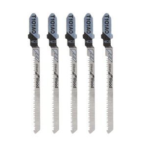 5 PCS T101AO HCS T-SHANK 직소 블레이드 곡선 절단 도구 키트 목재 플라스틱, 1개