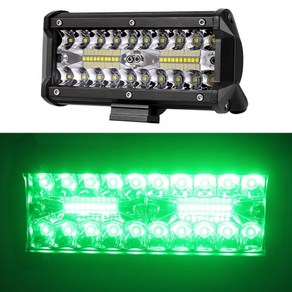 듀열 LED 그린써치라이트 120W 집중 확산 바타입 튜닝, 1개