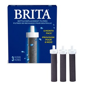 브리타 프리미엄 휴대용 Brita 물병 물통 교체 필터 BPA프리 해외여행 필수품