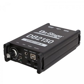 On Stage 패시브 스테레오 USB DI 박스 DB2150