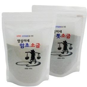 [산정] 함초소금. 톳소금 지퍼백 450g, 02_톳소금 지퍼백 450g, 1개