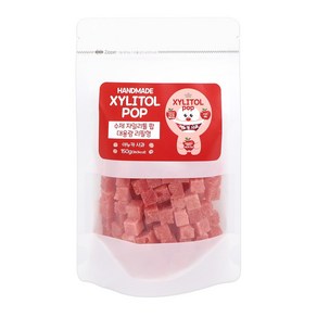 무설탕 수제 장인 자일리톨 팝 캔디 사탕 대용량 리필팩 아누카사과, 1개, 150g