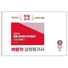 박문각 2025 감정평가사1차 김희상 감정평가관계법규체계도, One colo  One Size