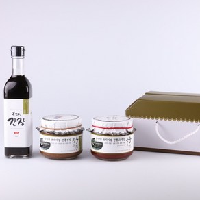 죽장연 유리병 5호 (된장500g 고추장500g 간장420ml), 1개, 500g