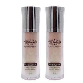 프로랑스 리퀴드 파운데이션 40ml 2개 실키모이스처, 21호