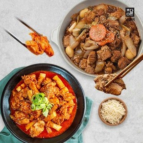 [KT알파쇼핑]참다른 순살 춘천닭갈비 500g x 2팩 + 간장닭갈비 500g x 2팩