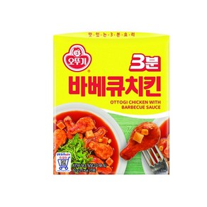 3분바베큐치킨(오뚜기 150g), 150g, 1개