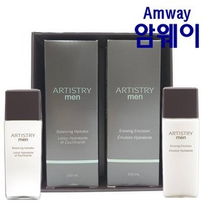 Amway ARTISTRY men 아티스트리 맨 선물세트 남성 화장품 2종세트 상자포함, 1개